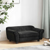 Vidaxl Dog Bank 72x45x30 cm en peluche noir