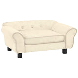 Vidaxl Dog Bank 72x45x30 cm Crème en peluche -colore - afbeelding 2