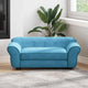Vidaxl Dog Bank 72x45x30 cm turquoise en peluche