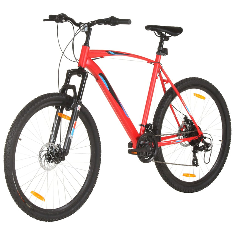 Vidaxl Mountainbike 21 engrenages Roues de 29 pouces 53 cm Cadre rouge