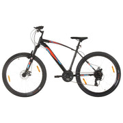 Vidaxl Mountainbike 21 engrenages Roues 29 pouces Cadre 48 cm noir - afbeelding 1