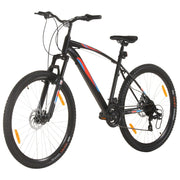 Vidaxl Mountainbike 21 engrenages Roues 29 pouces Cadre 48 cm noir - afbeelding 2