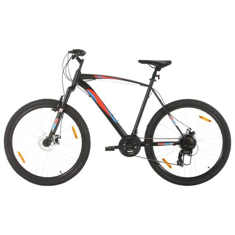Vidaxl Mountainbike 21 engrenages Roues de 29 pouces 53 cm Cadre noir
