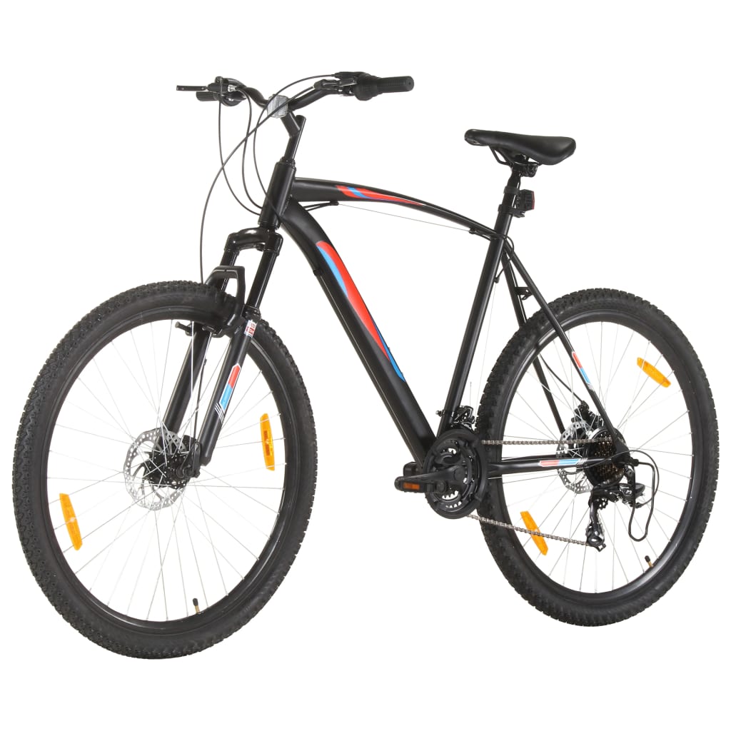 Vidaxl Mountainbike 21 engrenages Roues de 29 pouces 53 cm Cadre noir