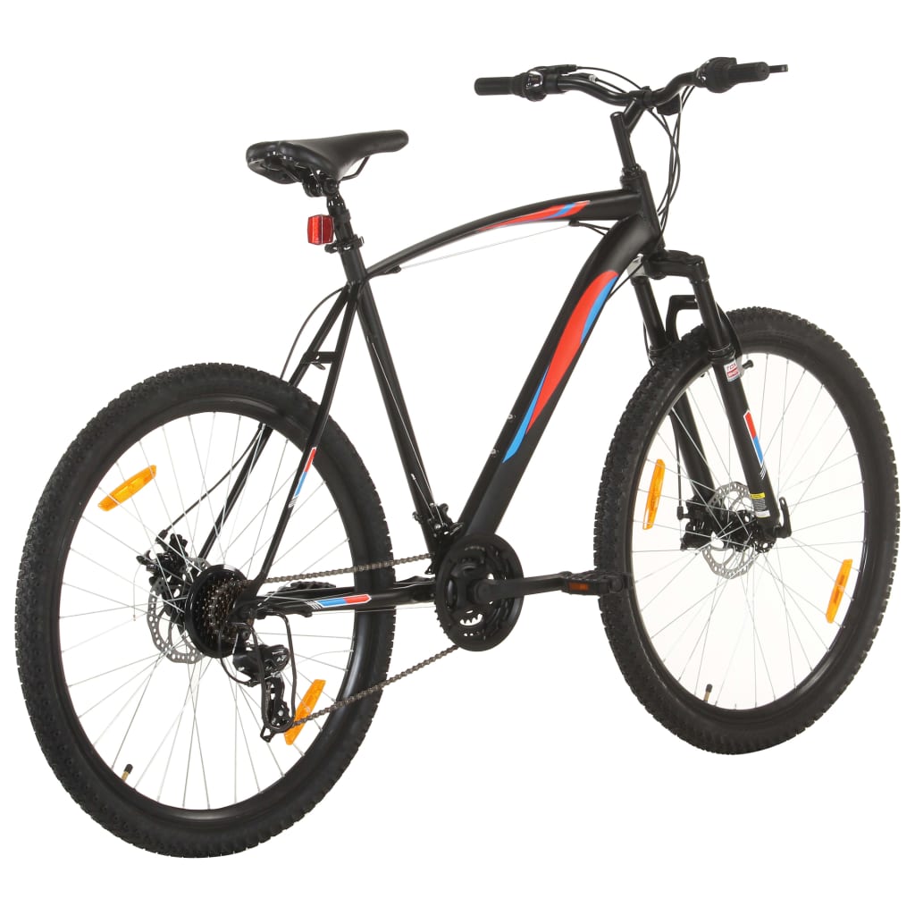 Vidaxl Mountainbike 21 engrenages Roues de 29 pouces 53 cm Cadre noir
