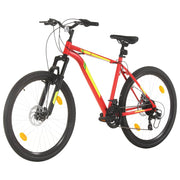 Vidaxl Mountain Bike 21 engrenages Roues 27,5 pouces Cadre 42 cm Rouge - afbeelding 2