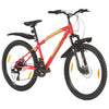 Vidaxl Mountainbike 21 engrenages Roues de 26 pouces 36 cm de rouge