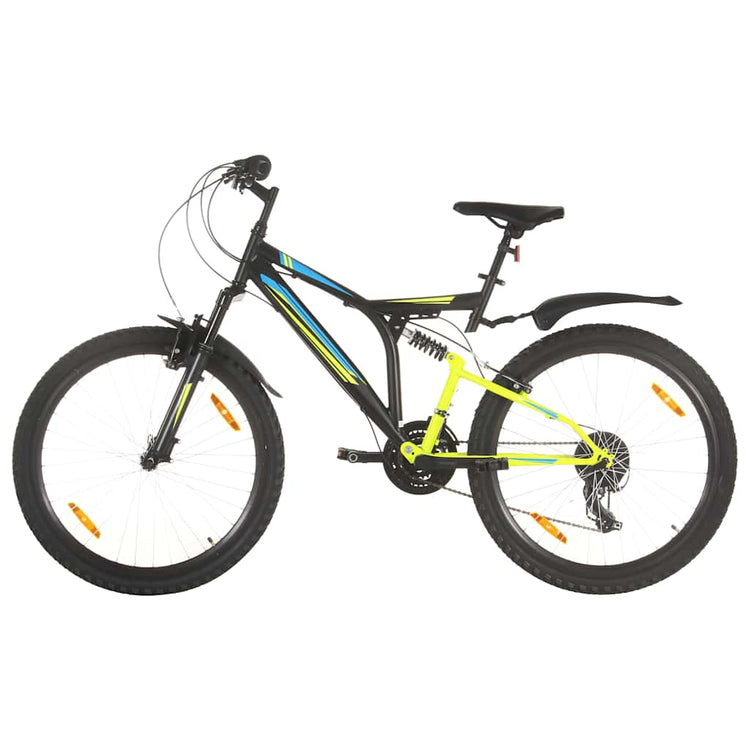 VidaXL VTT 21 vitesses 26 pouces roues 49 cm noir