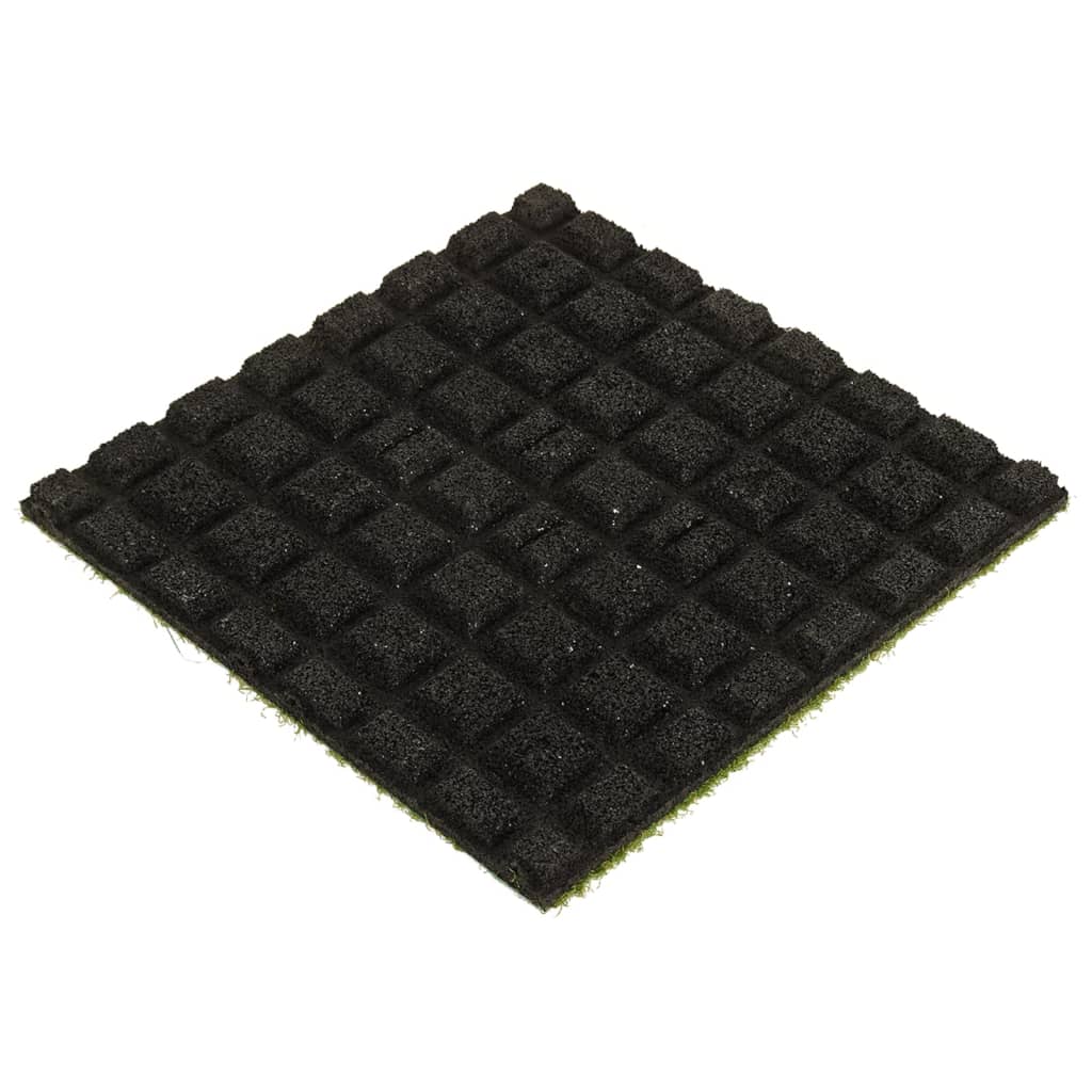 Vidaxl Tiles de l'herbe artificielle 4 ST 50x50x2,5 cm