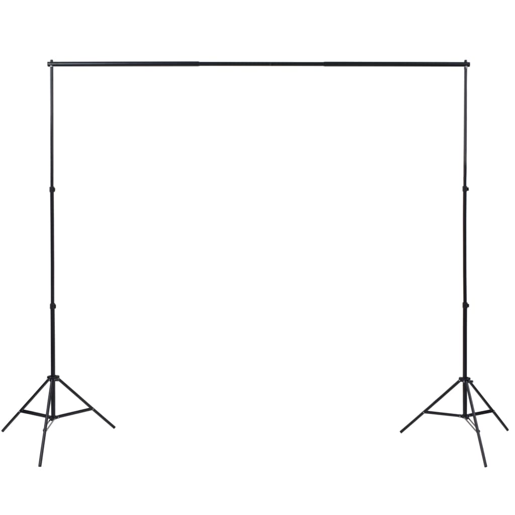 Ensemble de studio photo Vidaxl avec des lampes, fond et réflecteur