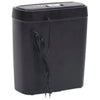Vidaxl Paper Shredder 6 pages Black Black