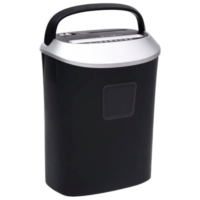Vidaxl Paper Shredder 10 pages Crosscout Black