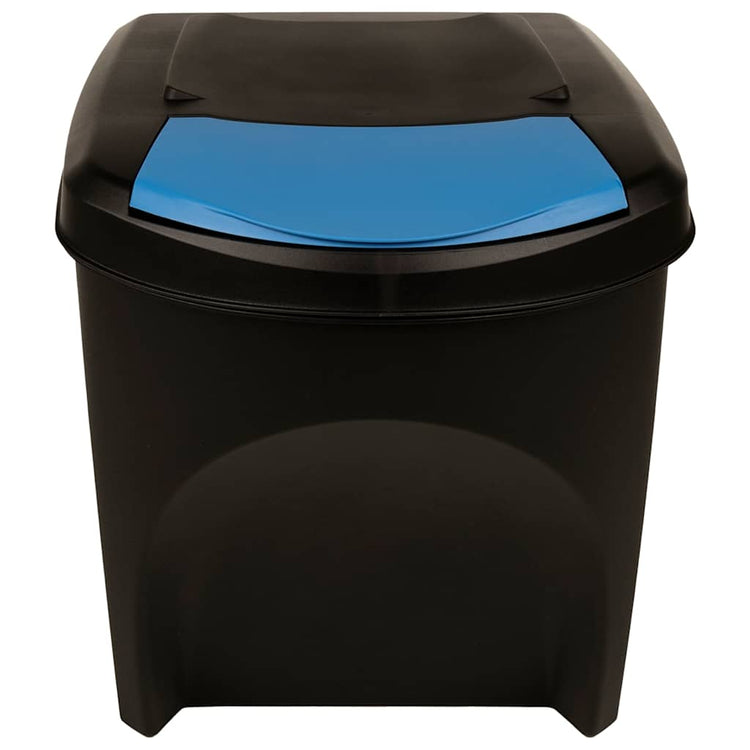 Vidaxl Garbage Cans 4 St Empilable 100 L anthracite -colored