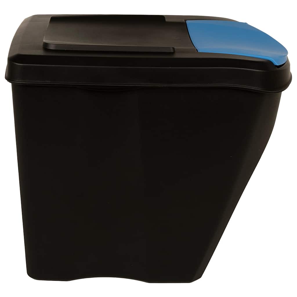 Vidaxl Garbage Cans 4 St Empilable 100 L anthracite -colored