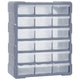Organisateur de Vidaxl avec 18 tiroirs moyens 38x16x47 cm