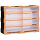 Organisateur de Vidaxl avec 8 grands tiroirs 52x16x37 cm