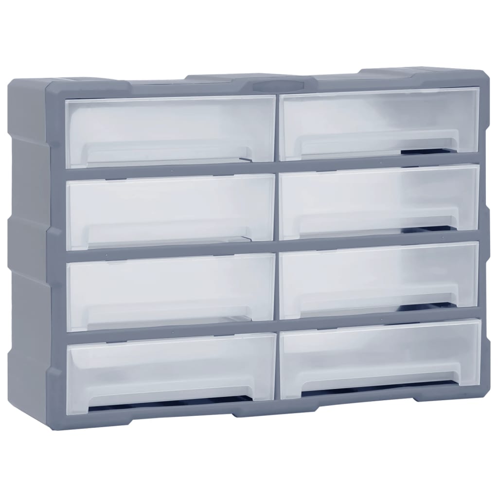 Organisateur de Vidaxl avec 8 grands tiroirs 52x16x37 cm