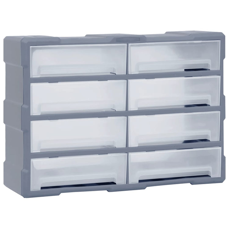 Organisateur de Vidaxl avec 8 grands tiroirs 52x16x37 cm