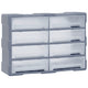 Organisateur de Vidaxl avec 8 grands tiroirs 52x16x37 cm
