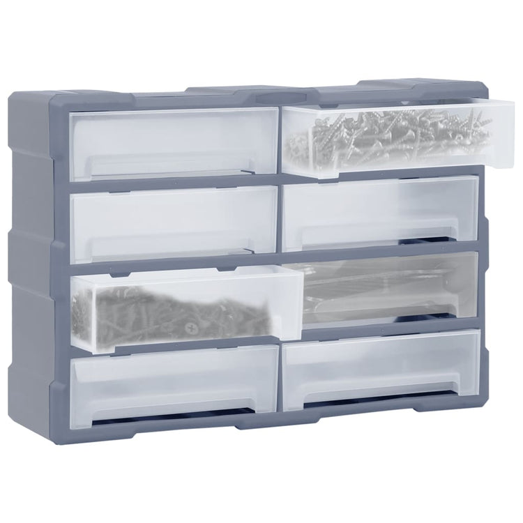 Organisateur de Vidaxl avec 8 grands tiroirs 52x16x37 cm