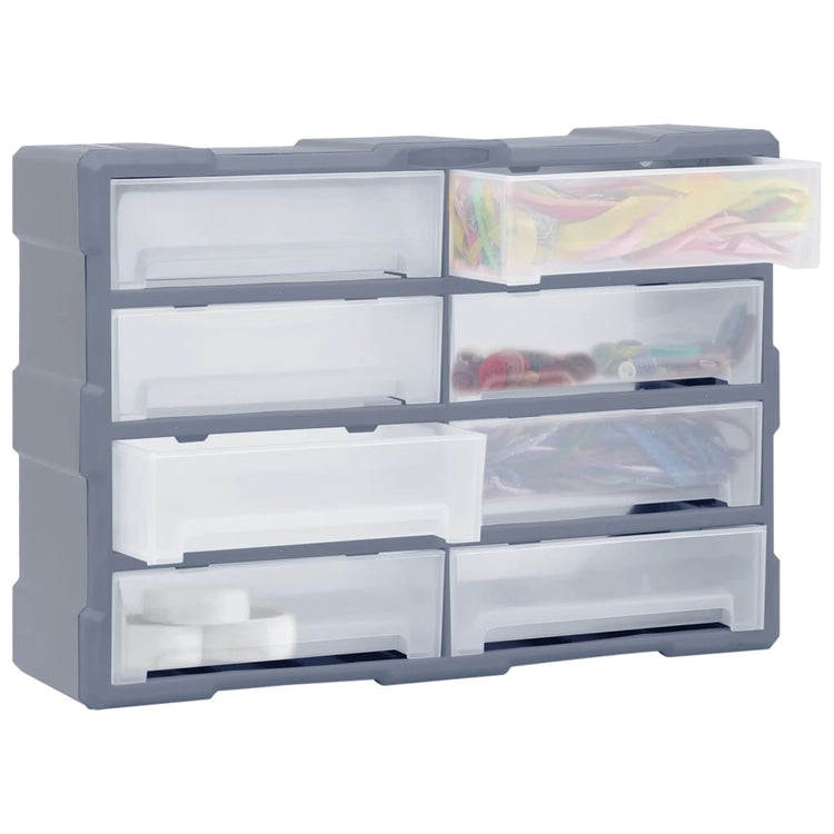Organisateur de Vidaxl avec 8 grands tiroirs 52x16x37 cm
