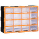 Organisateur de Vidaxl avec 16 tiroirs moyens 52x16x37 cm