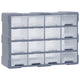 Organisateur de Vidaxl avec 16 tiroirs moyens 52x16x37 cm