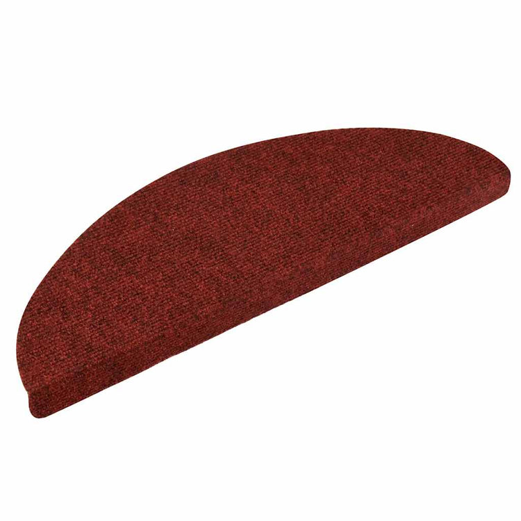 Vidaxl Stair Mats auto-adhésif 10 ST 56x17x3 cm aiguille en feutre rouge