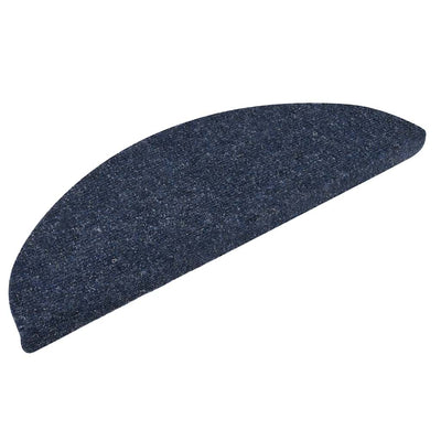 Vidaxl Stair Mats auto-adhésif 10 ST 56x17x3 cm aiguille en feutre bleu