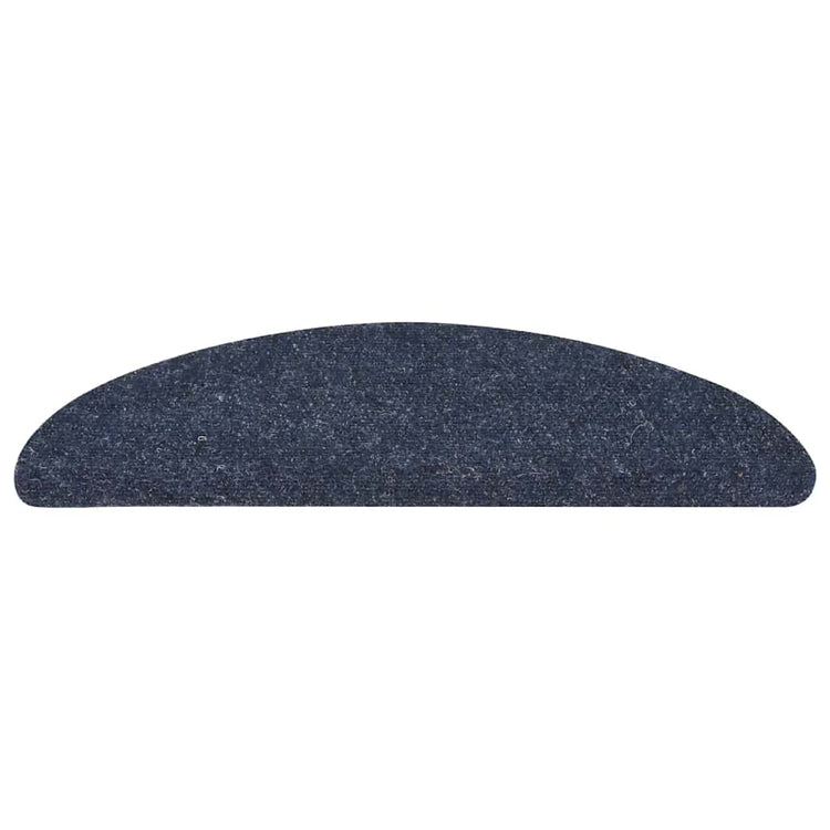 Vidaxl Stair Mats auto-adhésif 10 ST 56x17x3 cm aiguille en feutre bleu
