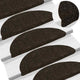 Vidaxl Stair Mats auto-adhésif 5 ST 56X17X3 cm aiguille en feutre foncé