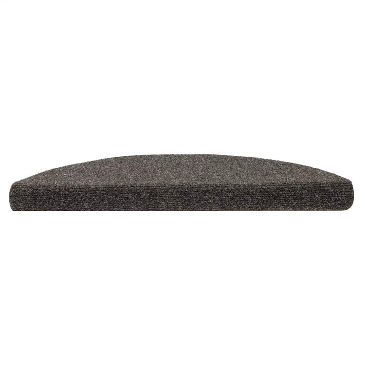 Vidaxl Stair Mats auto-adhésif 5 ST 56x17x3 cm aiguille en feutre Couleur de l'anthracite