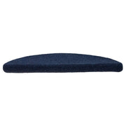 Vidaxl Stair Mats auto-adhésif 10 ST 56x17x3 cm aiguille en feutre bleu marine - afbeelding 3