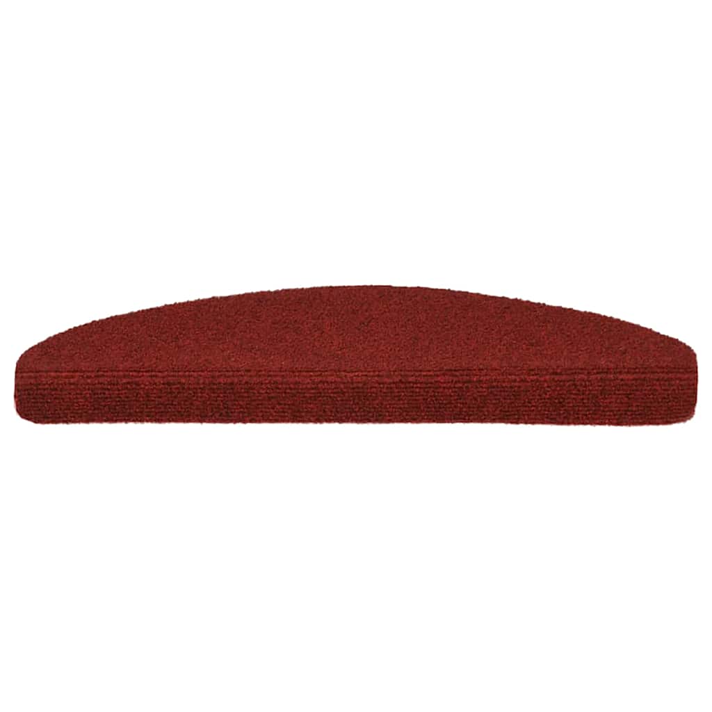 Vidaxl Stair Mats auto-adhésif 5 ST 65x21x4 cm aiguille en feutre rouge