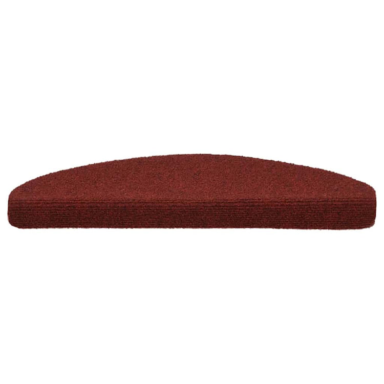 Vidaxl Stair tapis auto-adhésifs 10 pcs 65x21x4 cm aiguille en feutre rouge