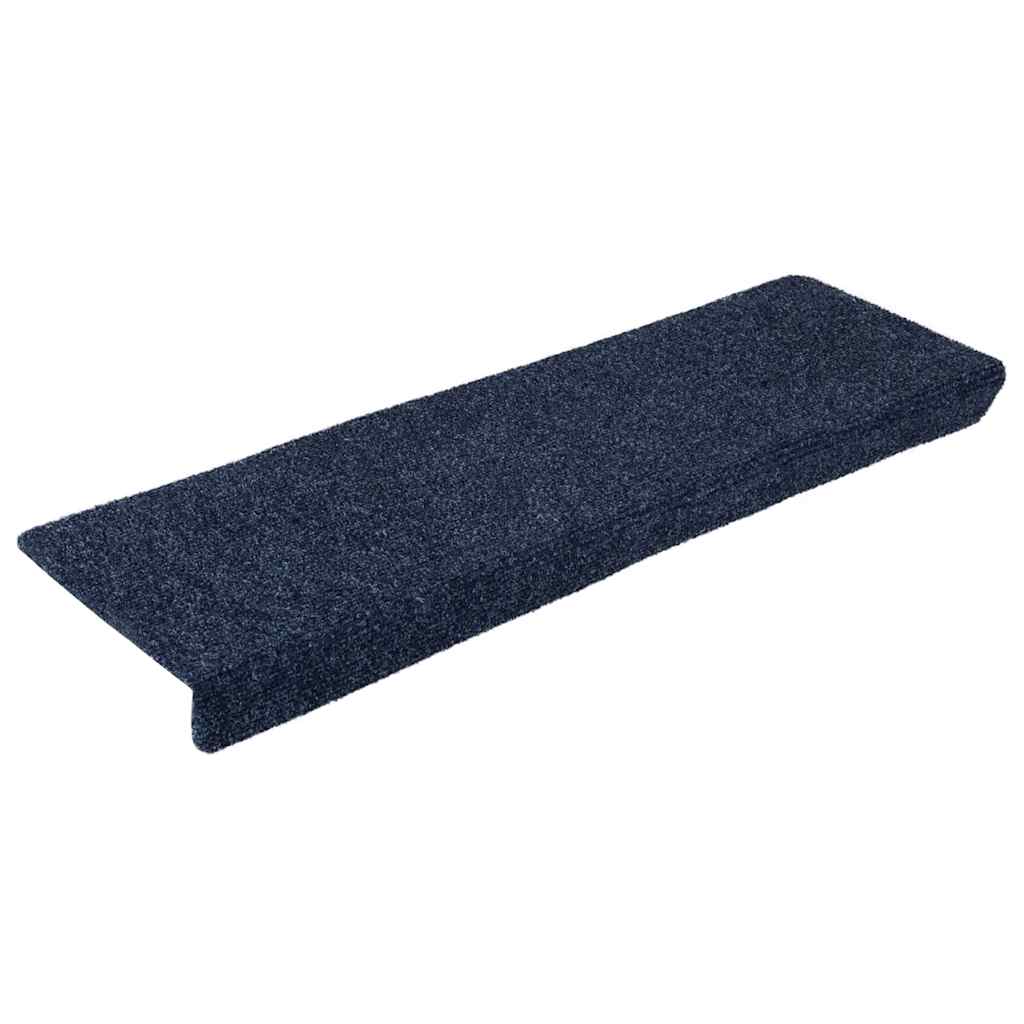 Vidaxl Stair tapis 5 pcs 65x21x4 cm aiguille en feutre anthracite -colored