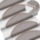 Tapis d'escalier vidaxl 10 st 65x24x4 cm brun clair