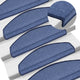 Vidaxl Mat à escalier 10 st 65x24x4 cm bleu