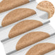 Vidaxl Mats d'escalier 10 st 56x17x3 cm beige