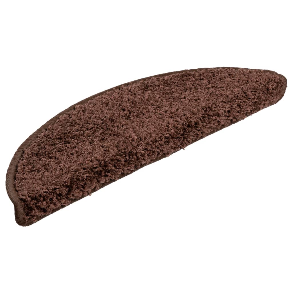 Mattes d'escalier Vidaxl 5 ST 56X17X3 CM BRUN