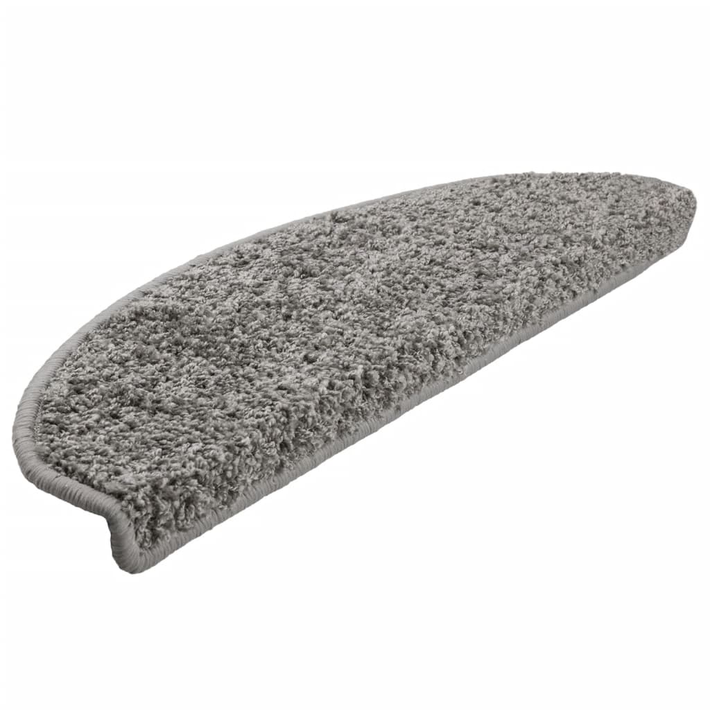Mattes d'escalier Vidaxl 10 st 65x21x4 cm Gray
