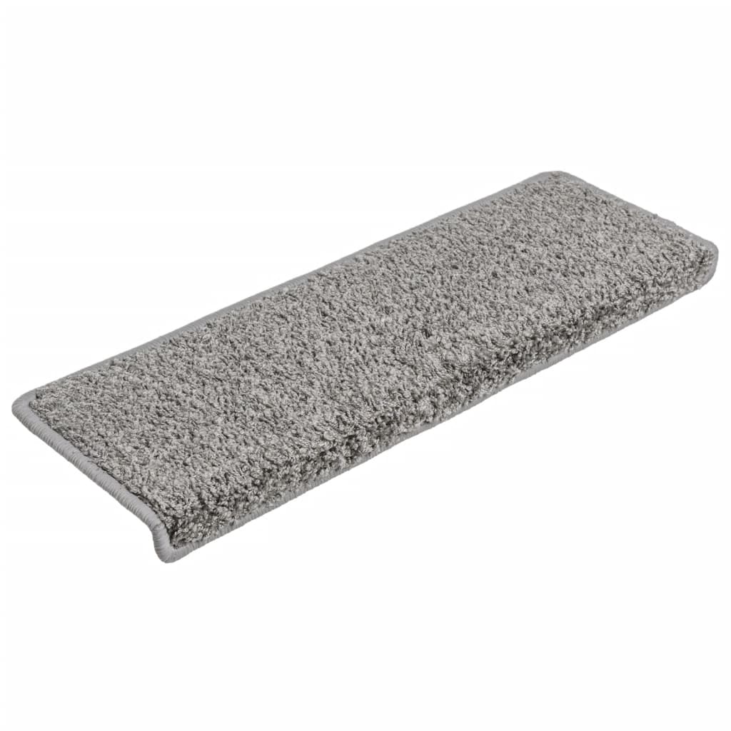 Mattes d'escalier Vidaxl 10 st 65x21x4 cm Gray