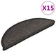 Vidaxl Staicases auto-adhésif 15e sisal-look 56x17x3cm couleur anthracite