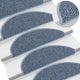 Vidaxl Stair Mats auto-adhésif 15 st sisal look 56x17x3 cm bleu