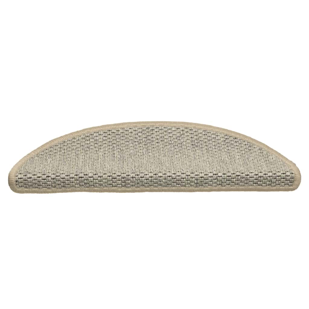 Vidaxl Stair tapis auto-adhésif 15 st sisal look 56x17x3 cm vert clair