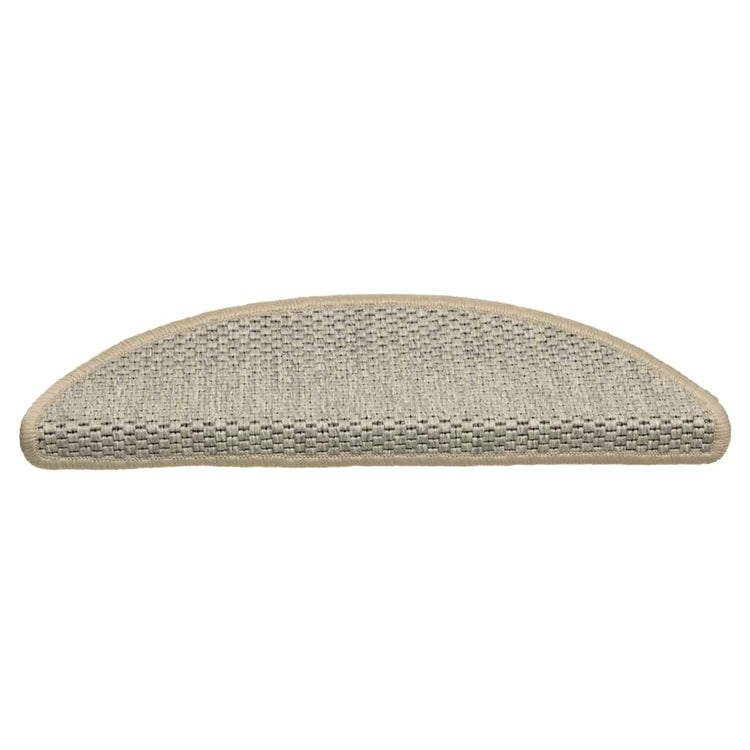 Vidaxl Stair tapis auto-adhésif 15 st sisal look 56x17x3 cm vert clair