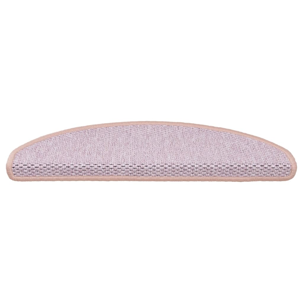 Vidaxl Stair Mats auto-adhésif 15 st sisal look 56x17x3 cm rouge