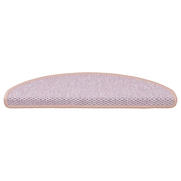 Vidaxl Stair Mats auto-adhésif 15 st sisal look 56x17x3 cm rouge