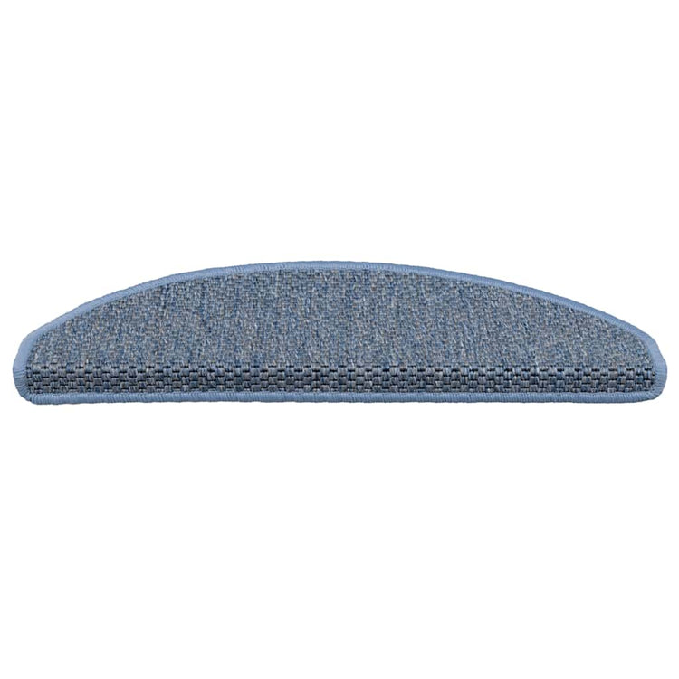 Vidaxl Stair tapis auto-adhésifs 15 st sisal look 65x21x4 cm bleu