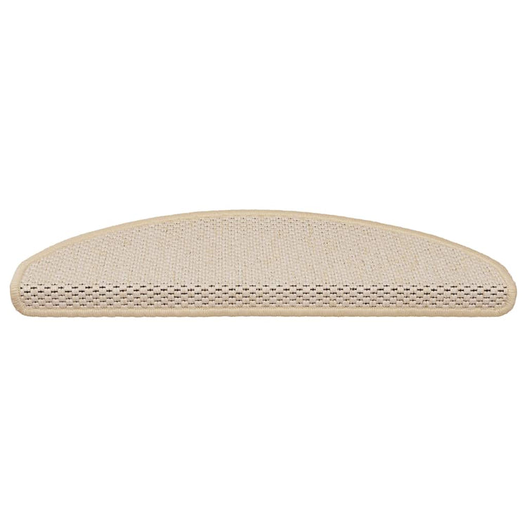 Vidaxl Stair tapis auto-adhésif 15 st sisal look 65x21x4 cm berbère